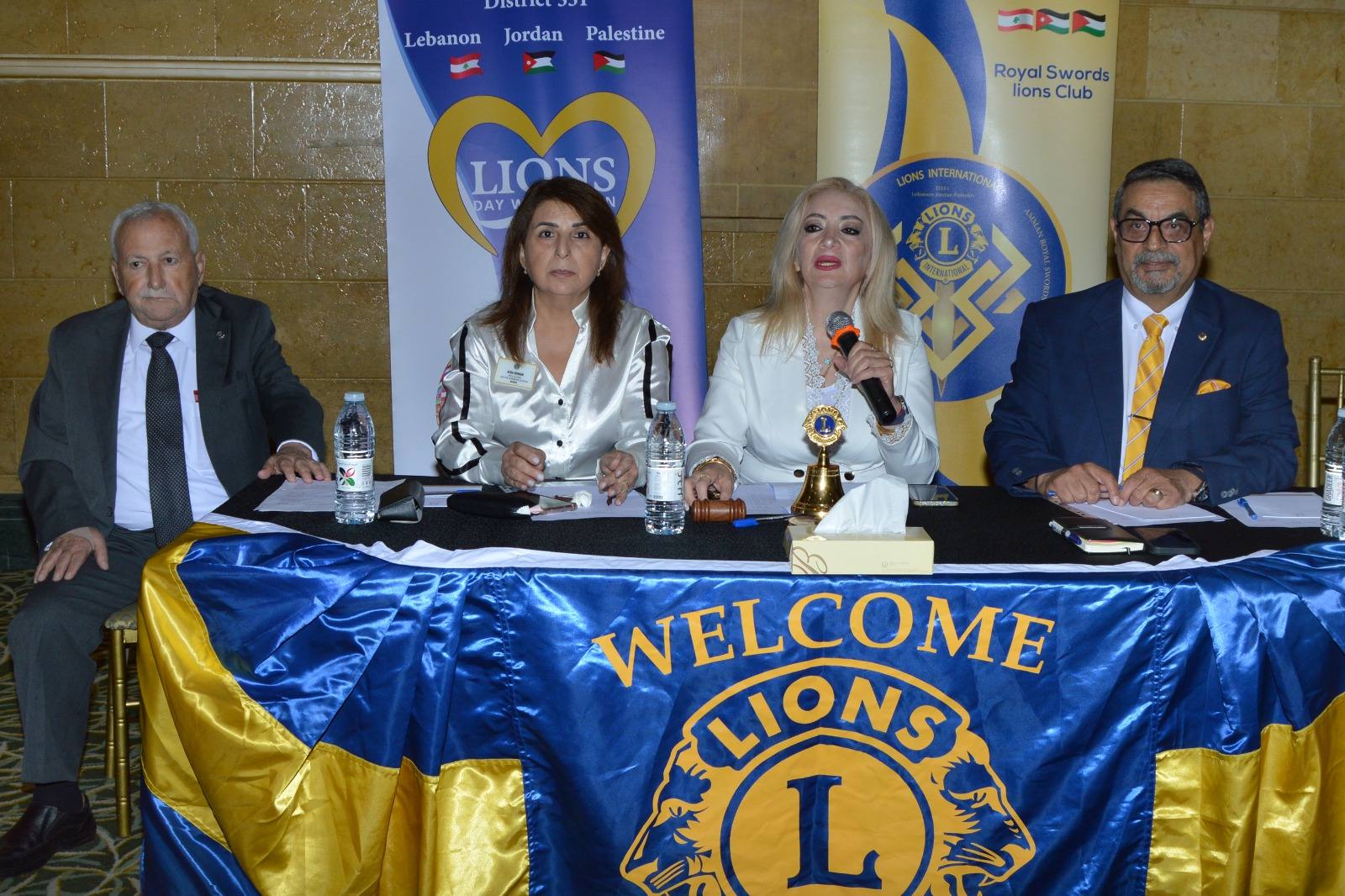 Presidency inauguration ceremony — Amman Royal Swords Lions Club, Bristol Hotel Amman